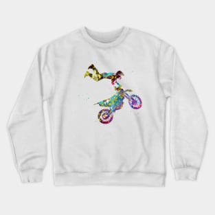 Motocross Dirt Bike Crewneck Sweatshirt